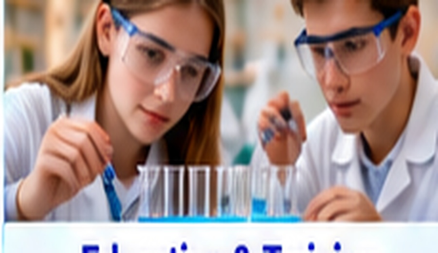 Students learning in a laboratory